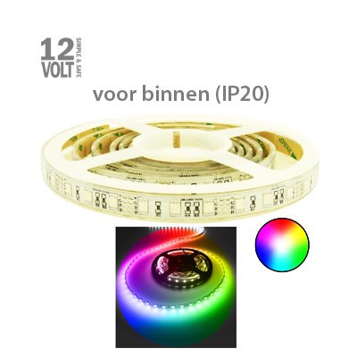 praktijk verticaal Schaken RGB LED strip | Veel licht | Voor binnen | € 14,95 | Leds Refresh
