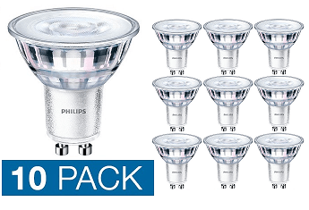 Handvest oud borduurwerk Philips Corepro GU10 LED | 3000K | 4,6 watt | 36° | Niet dimbaar | 10 pak!  | Leds Refresh